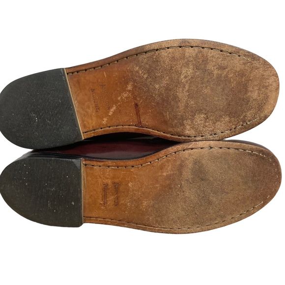 JOHNSTON & MURPHY 9.5 M Men’s Tassel Leather Slip-On Loafers Mahogany main image 8
